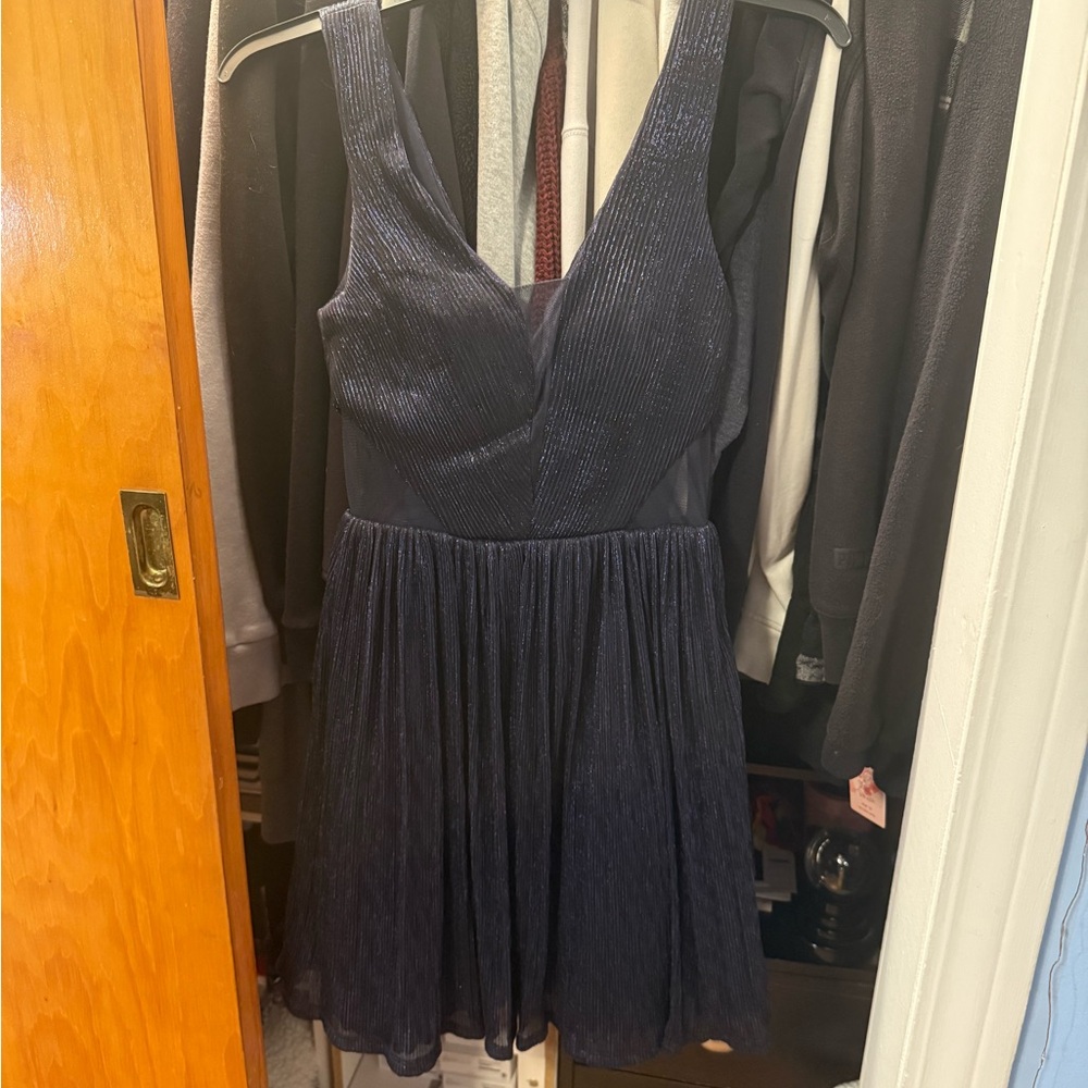 City Studio Navy Mini Dress